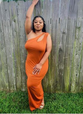 Rust Brown Long Maxi Dress
